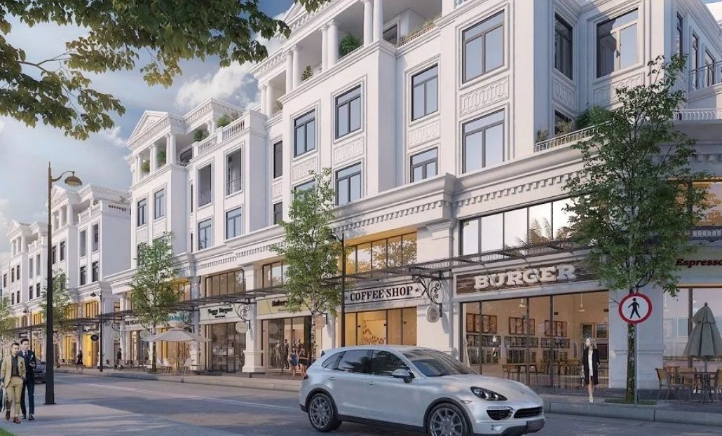 Chuyển nhượng nhà phố shophouse The Times Avenue Vinhomes Cổ Loa, hướng chính Tây, DT 99m2